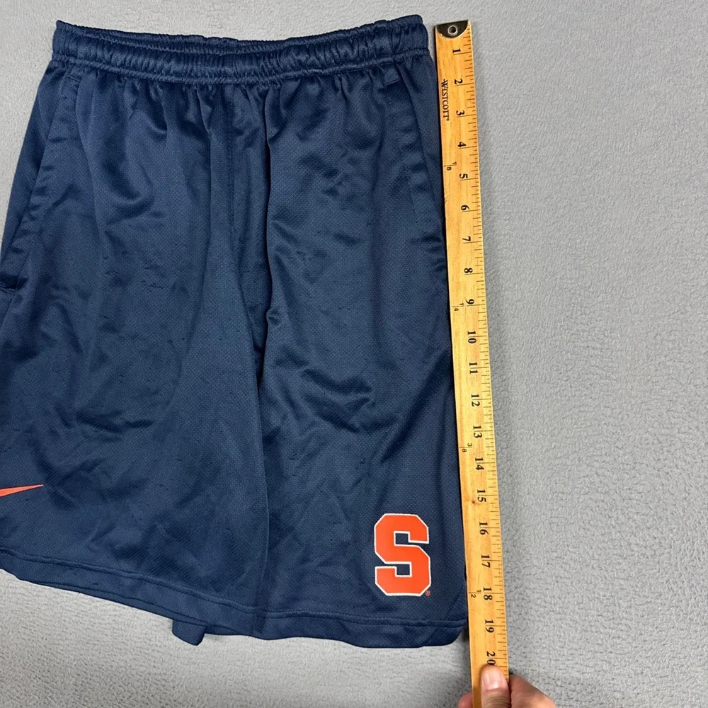 Nike Shorts Mens Small Navy Blue Syracuse Orange Dri-FIT Athletic Basketball